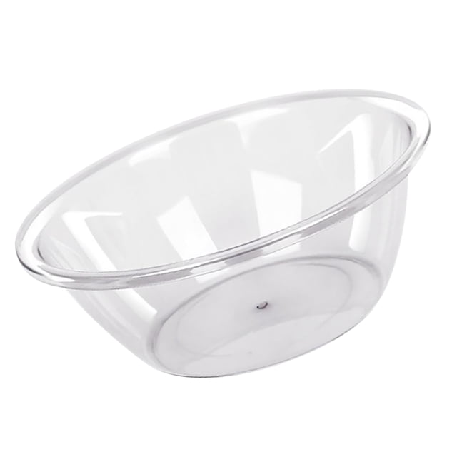 Thicken PET Transparent Wash Basin, Light Luxury Style Multifunction Clear Dish Tub for Home Kitchen Bathroom