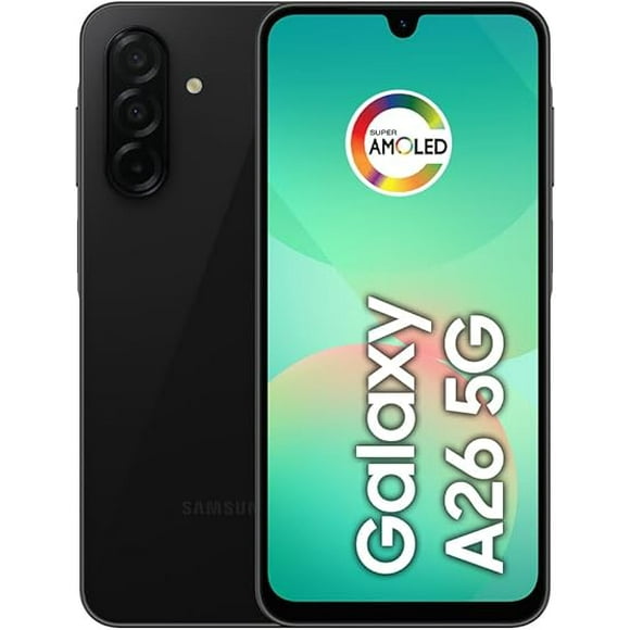 Brand New – Samsung Galaxy A26 5G 128GB | Dual SIM Card | 6.7-inch Super AMOLED Display | Factory Unlocked (Model: SM-A266BZKIMEA) - Black