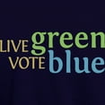 thumbnail image 3 of CafePress - Live Green Vote Blue Transparent - Pullover Hoodie, Classic & Comfortable Hooded Sweatshirt, 3 of 4