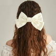 thumbnail image 5 of 8Pcs Big Bow Hair Clips, Large Solid Color Hair Bow Pins Bowknot Hair Clip, French Barrette with Long Silky Satin Ribbon, Hair Slides Accessories for Women Girls Lolita Party Mother's Day Gift, 5 of 7