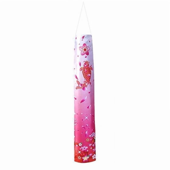 MAGIDEAL 4xJapanese Carp Windsock 140cm Streamer Fish Flags Kite for Yard Sushi Bar Wall Style A 4 Pcs