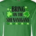 thumbnail image 3 of Bring on the Shenanigans St. Patrick's Day Shamrocks Long Sleeve T-Shirt, 3 of 4