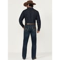 thumbnail image 3 of Wrangler Men's Retro Melbourne Dark Wash Slim Straight Stretch Denim Jeans - 112352748 32W x 30L  US, 3 of 4