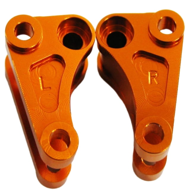 ZLight RCGOFOLLOW 1/10 Aluminum Alloy Durable Front Rear Suspension Arm Mount Rc Front Rear Suspension Arm Mount For K949 10428 Golden