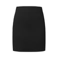 thumbnail image 4 of Fgnfyis Women's Casual Solid Tennis Skirt Yoga Sport Skirt with Built In Shorts for Comfortable Wear Black XXL, 4 of 7