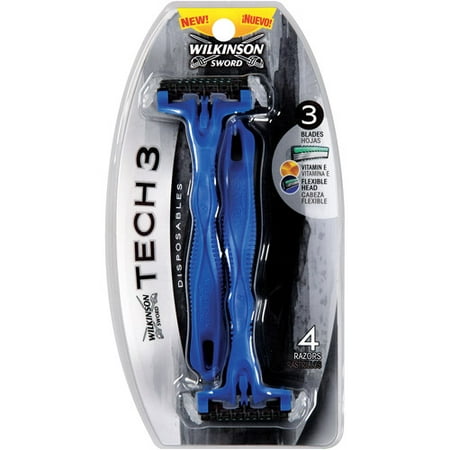 Wilkinson Sword Tech3 Triple Disposables 4ct