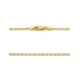 thumbnail image 3 of Cadena Barbada Casa del Anillo Diamantada 60 Cm 3 Mm Oro Italiano Sólido 14k, 3 of 6