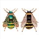 thumbnail image 2 of 4X Broches de Esmalte Insecto Animal Natural de Moda Pin de Aleación de Abeja Joyas Vintage para Mujer, Abeja, 2 of 7