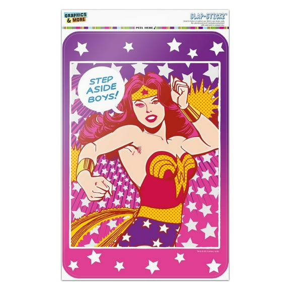 Wonder Woman Step Aside Boys Home Business Office Sign