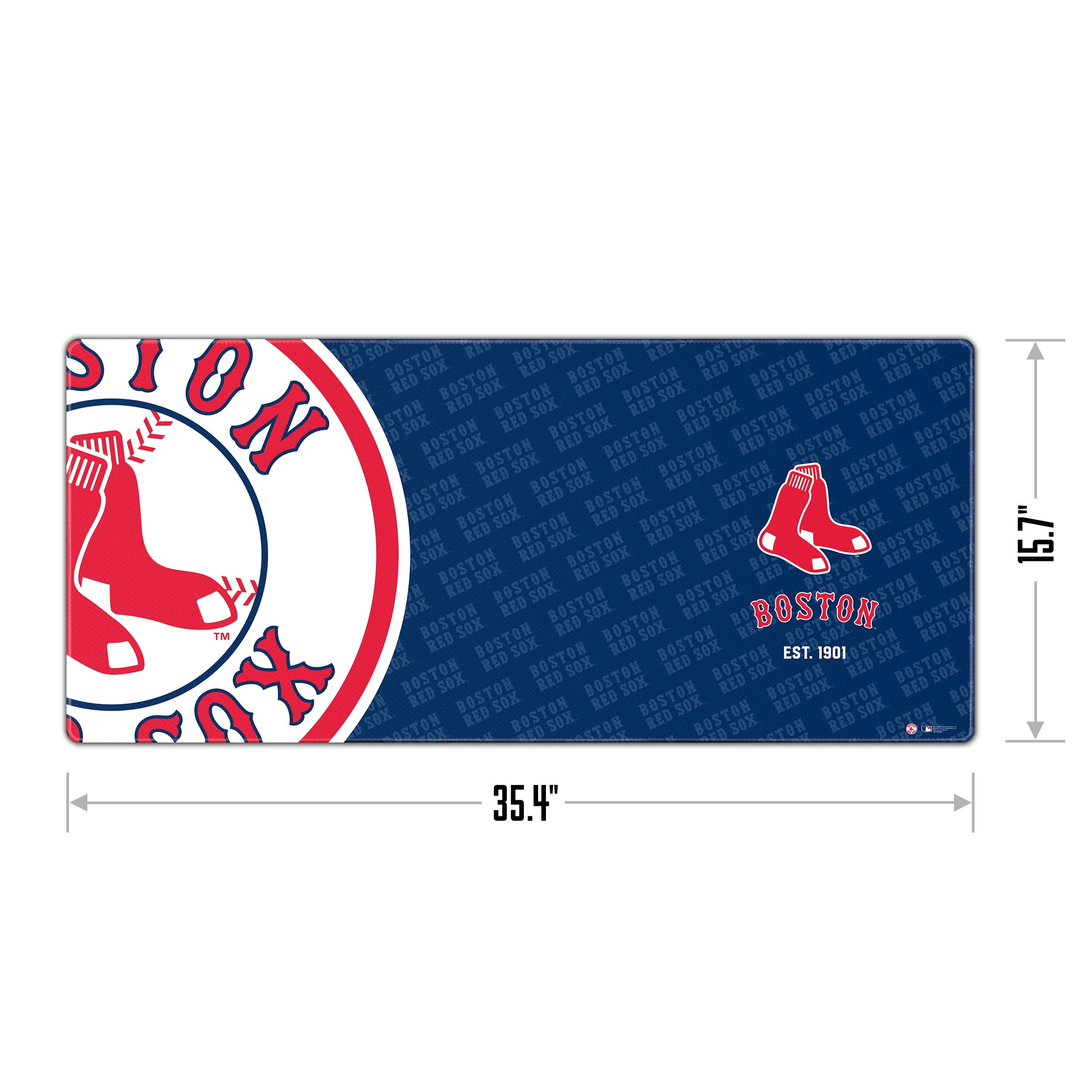 YouTheFan MLB Boston Red Sox Logo Series Desk Pad