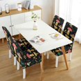 thumbnail image 6 of Chair Covers for Dining Room Set Of 4 Spandex Super Fit Stretch Removable Washable Kitchen Chair Slipcovers for Home Party Hotel Wedding Ceremony, Universal Size (mushroom), 6 of 7