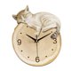 thumbnail image 5 of Reloj de pared con diseño de gato, moderno y elegante, decorativo, para cocina y interior. S, 5 of 9
