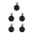 thumbnail image 2 of Jumpingount Roman Numbers Round Dial Quartz Analog Gift Pocket Necklace Black Watch Type2, 2 of 6