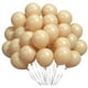 thumbnail image 1 of Globos Retro Beige, 100 Piezas Globos de Albaricoque Globos de Látex Mate de 12 Pulgadas Globos para Decoraciones de Cumpleaños, Decoraciones de Baby Shower, Decoraciones de Boda Rojo Verde, 1 of 5