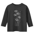 thumbnail image 2 of OGLCCG Girls' 3/4 Sleeve T-Shirt Round Neck Spring Casual Shirts Tops Lightweight Soft Graphic Print Tunic Blouses for Kids 3-12 Years, 2 of 4