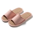 thumbnail image 4 of Wensltd Women Slippers Wide Strap Slide Slippers Open Toe House Slippers Solid Color for Summer Indoor, 4 of 9