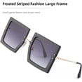 thumbnail image 4 of Lunettes de Soleil Rétro pour Hommes et Femmes, Style Rue, Vacances en Plein Air, Plage (Couleur : D, Taille : Moyen), 4 of 4