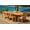 Brown 4, variant on Grade-A Teak Dining Set: 4 Seater 5 Pc: 118" Double Extension Oval Table And 4 Osborne Arm Chairs Outdoor Patio WholesaleTeak #WMDSWVm