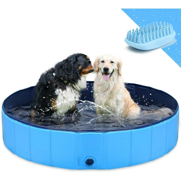 ToyX Dog Pool for Large Dogs, Collapsible Dog Pet Bath Pool, Folding