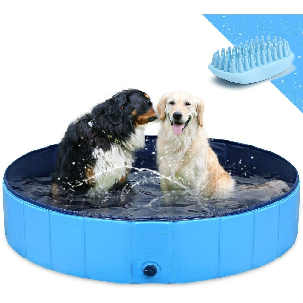ToyX Dog Pool for Large Dogs, Collapsible Dog Pet Bath Pool, Folding Kiddie Pools for Puppy Dogs