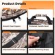 thumbnail image 5 of Estuche para arco compuesto y carcaj de flecha, bolsa de transporte para arco con múltiples bolsillos para accesorios de tiro con arco, estuche protector para transporte de arco con capa de cojín, por, 5 of 8
