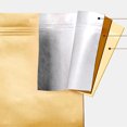 thumbnail image 3 of OUNONA 10Pcs Self Sealing Pouch Kraft Paper Food Storage Bag with Zippered Closure for Snacks, 3 of 8