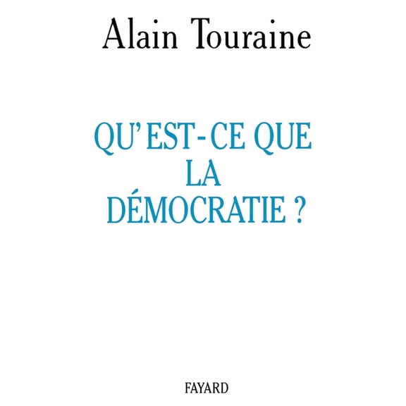 Qu'est-ce que la dÃ©mocratie ?, (Paperback)