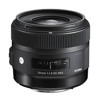 Sigma 30mm f/1.4 DC HSM Lens for Canon Digital SLR Cameras (Black) - International Version (No Warranty)