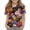 Black, variant on Short Sleeve Crew Neck T Shirt for Girls with Cartoon Bunny Print Soft Fabric Casual Loose Fit Top for Kids