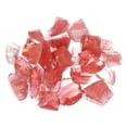 thumbnail image 1 of Fire Glass for Fire Pit, 2-3mm(1/9") High Luster Natural Glass Rocks, Pink, 1 of 3