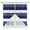 Navy Blue, variant on Navy Blue White Striped Kitchen Window Curtains, Swag Curtains Valance for Bedroom Living Room Bathroom, Farmhouse Stripes Rod Pocket Window Treatment Curtain Block Drapes 2 Panels 28"x36"