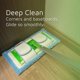thumbnail image 4 of Paquete de 2 almohadillas reutilizables para fregona compatibles con fregona barredora Swiffer, repuestos de almohadillas de repuesto para fregona de microfibra lavables, 4 of 5