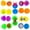 Multicolor, variant on Easter Eggs Fillers Filled Surprise Eggs,Colorful Prefilled Plastic Easter Eggs with Different Kind Easter Decorations