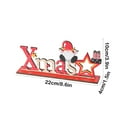 thumbnail image 3 of Uutvmp Wooden Christmas Letter Tabletop Decorations Sign, Christmas Centerpieces for Tables Xmas Table Signs Decorative Christmas Standing Letters for Fireplace Mantel Home Party Decor, 3 of 6