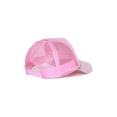 thumbnail image 2 of Clover Stars with Checkered Diamonds Trucker Hat - Pink, 2 of 2