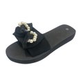 thumbnail image 3 of Betiyuaoe Shoes for Women Pearl Flat Beach Slippers Flip Sandals Flip Flop Sandals Fashion Slippers Flat Open Toe Slippers Summer Casual Fashion Sandals Bathroom Beach Slippers Shoe, 3 of 8