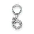 thumbnail image 2 of Auriga 14K White Gold 3-D DIPLOMA Rolled Up Charm for Women, 2 of 6