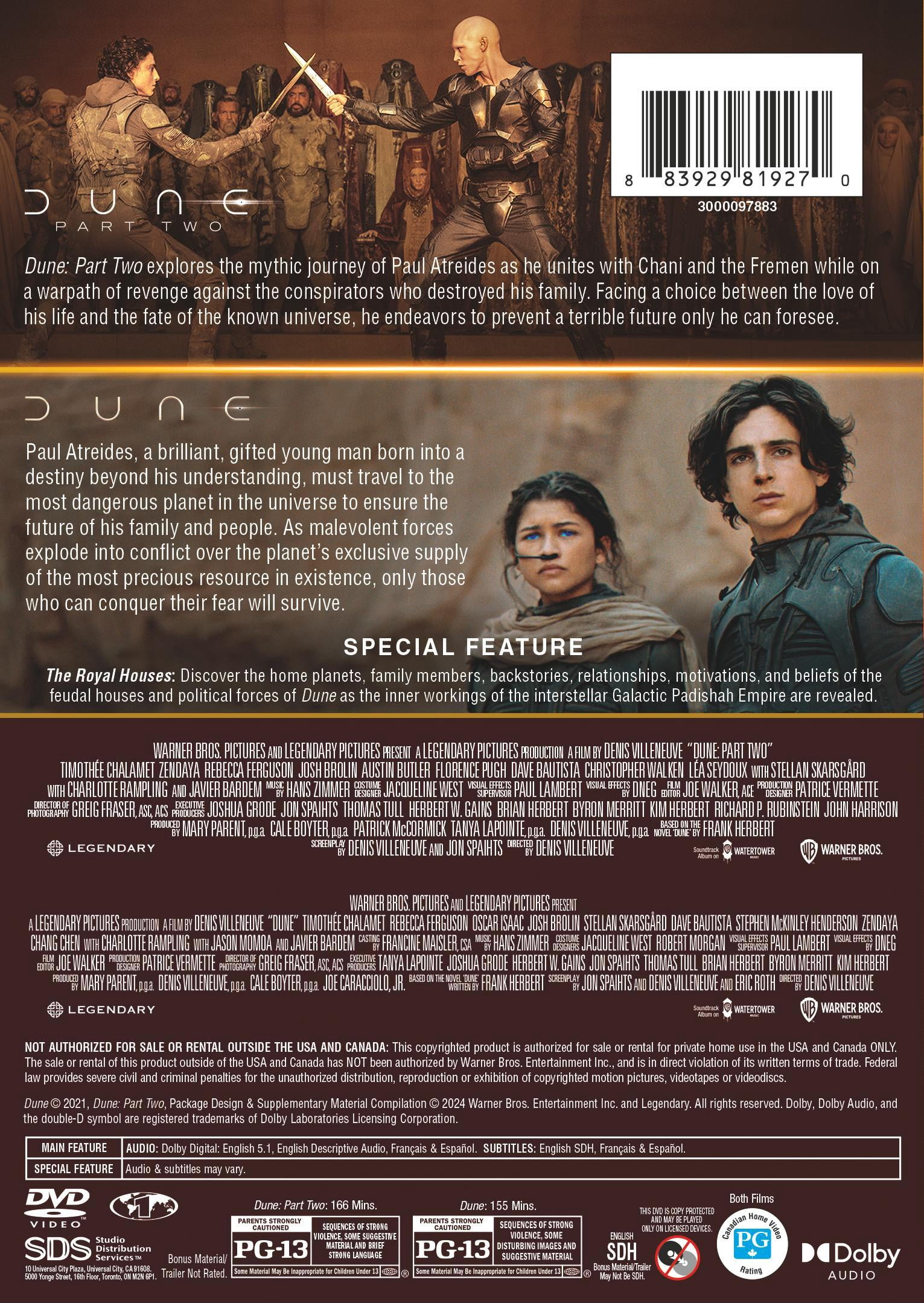 Dune 2-Film Collection (DVD)