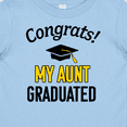 thumbnail image 4 of Inktastic Congrats My Aunt Graduated with Cap Boys or Girls Baby T-Shirt, 4 of 5