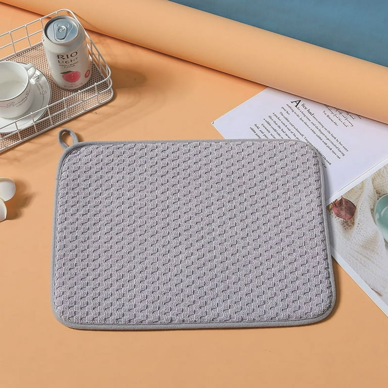 BN-LINK Dish Drying Mat, 2-Pack 24x18 Inch Gray photo 7