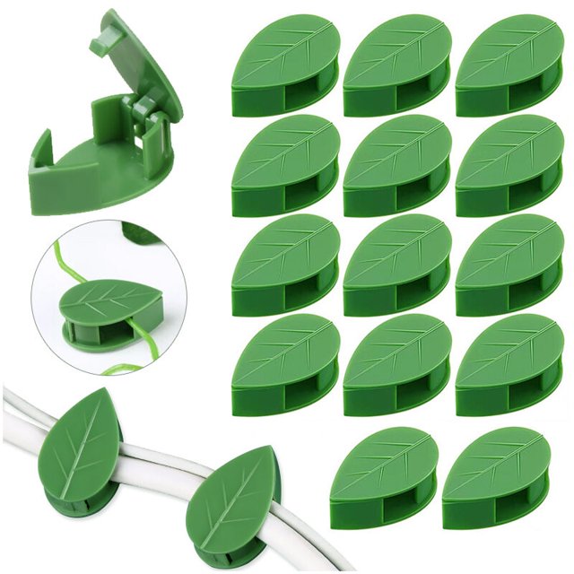 Soporte de pared Invisible de 10 piezas para plantas trepadoras, soporte de vid de ratán con hebilla fija, Clips de hojas, soporte de tracción para jardín esquí esquí Gafas de esquí
