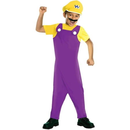 Boys Classic Super Mario Wario Costume | Walmart Canada