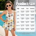thumbnail image 5 of DISNIMO Dog Paw Print Girls Swimsuit One Piece Swim Dress Sleeveless U Neck Bathing Suit Skirted Quick Dry Swimwear for Summer Beach Vacation, 5 of 8