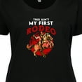 thumbnail image 4 of Inktastic Funny First Rodeo Cowboy Women's Plus Size T-Shirt, 4 of 5