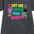 thumbnail image 2 of Trolls - Let Me Hear You Shout Poppy and Branch - Toddler & Youth Girls Fleece Dress, 2 of 4