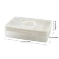thumbnail image 5 of SIEYIO Plastic Storage Box With Handle Stackable Double Layer Organizer Storage Case, 5 of 18