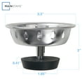 thumbnail image 5 of Mainstays Stainless Steel Deluxe Kitchen Sink Strainer Silver for 3.5" Drains, 5 of 8