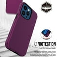 thumbnail image 5 of Nalacover Slim Case for iPhone 13  Pro 6.1 inch,Stylish Triple Layer Protection Hard PC + Soft TPU Silicone Hybrid Shockproof Camera Lens Protective Anti-drop Fit Back Phone Cover.Purple, 5 of 7