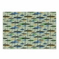 thumbnail image 1 of Sketch Cutting Board, Beach Umbrellas on an Eggshell Background, Decorative Tempered Glass Cutting and Serving Board, in 3 Sizes, by Ambesonne, 1 of 2