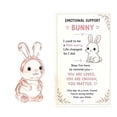 thumbnail image 2 of Linnome Adorable Pocket Hug 2D Acrylic Cute Animal Keepsake with Card - Sweet Mini Encouragement Thinking of You Gift - Tiny Pocket Charm Mental Health Support Gift for Friends Family, 2 of 7
